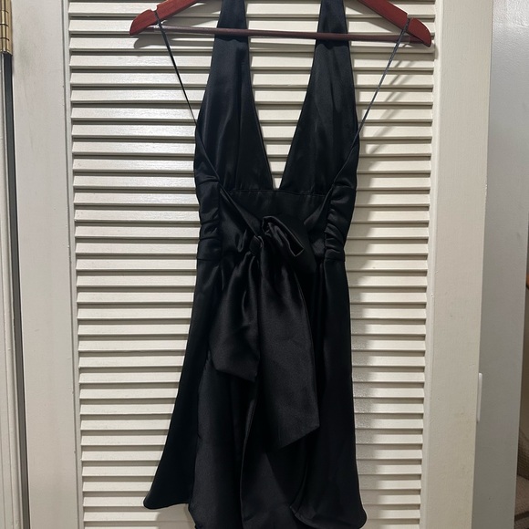 Zara - Little Black Halter Dress - Picture 1 of 5